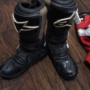 Motocross dirt bike boots youth
